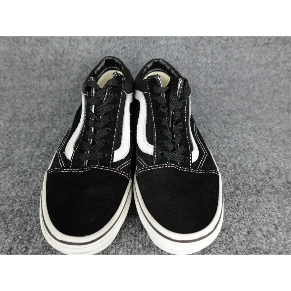 Vans Old Skool Shoes US Mens 3.5/US Women 5‎ Cushioned Black White Low Top
